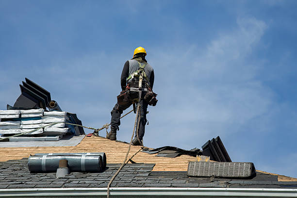 Professional Roofing technician working in North Sioux City, SD